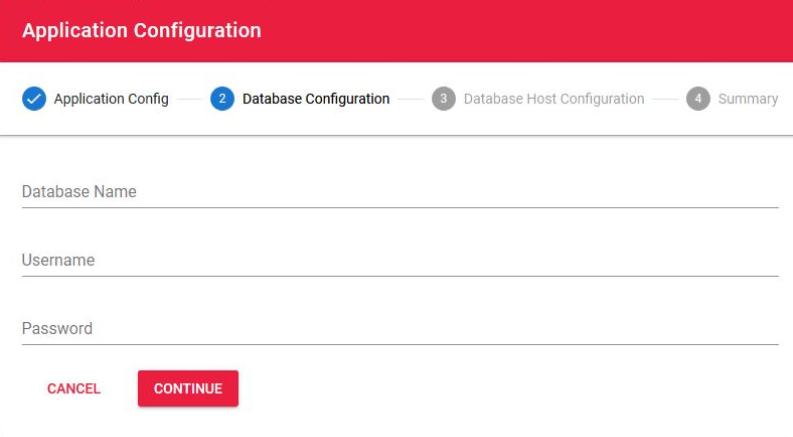 Yukti - Database Configuration Window - Infobeans.com