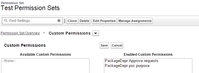 Custom Permissions – boon for Product Development