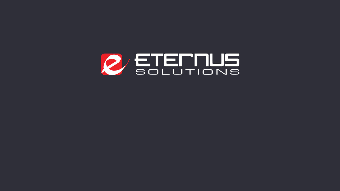 Eternus Solutions now InfoBeans Cloud Tech header with the old Eternus Solutions logo